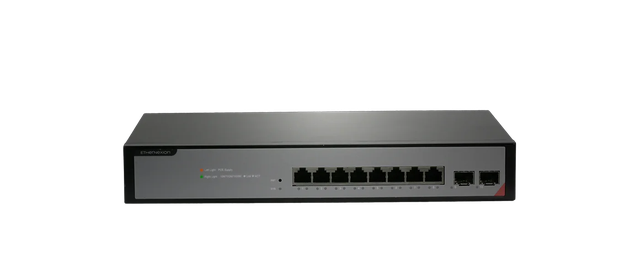 S2108GP-2S, 8x1GBase-T(POE+30W),2x1GSFP, Support, L2 Management PoE Switch product image