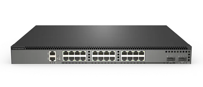 S5424T-2C-EI, 24x100M/1G/2.5G/5G/10GBase-T,2x100GQSFP28, L3 Management Switch