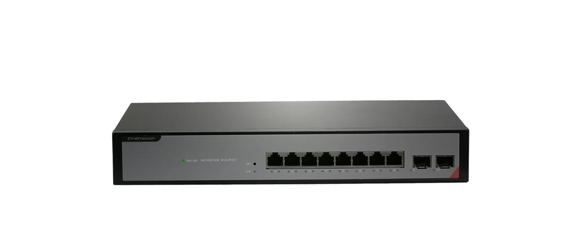 S2108G-2S, 8x1GBase-T,2x1GSFP, L2 Management Switch