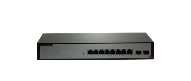 S2108G-2S, 8x1GBase-T,2x1GSFP, L2 Management Switch product image