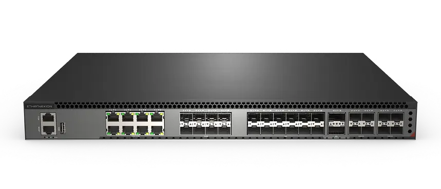 S5412X-8G8S8N2Q-EI, 12x10GSFP+,8x1GBase-T,8x1GSFP,8x25GSFP28,2x40GQSFP+, L3 Management Switch