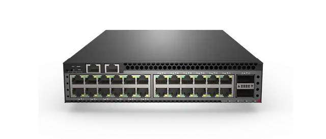 S5424TH-2C-EI, Halfsize switch with24x10GBase-T,2x100GQSFP28, L3 Management Switch product image