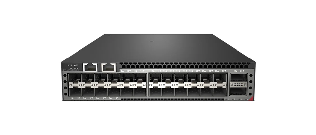 S5424XH-2C-EI, Halfsize switch with24x10GSFP+,2x100GQSFP28,, L3 Management Fiber Switch product image
