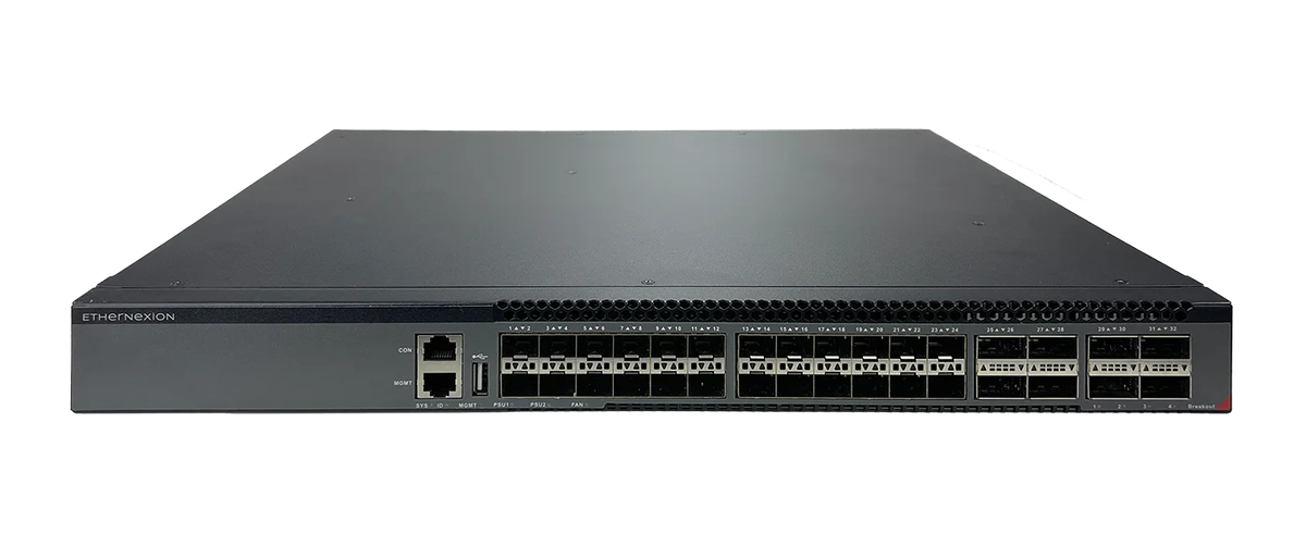 S7224N-8C-EI, 24x10G/25GSFP28,8x100GQSFP28, L3 Management Fiber Switch