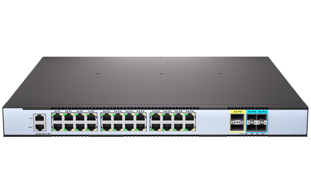 S5124G-4X2Q Front S5 Series 1G